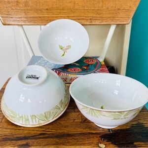 Multiple Choice "Beyond Paradise" Rice Bowls (3 piece set)